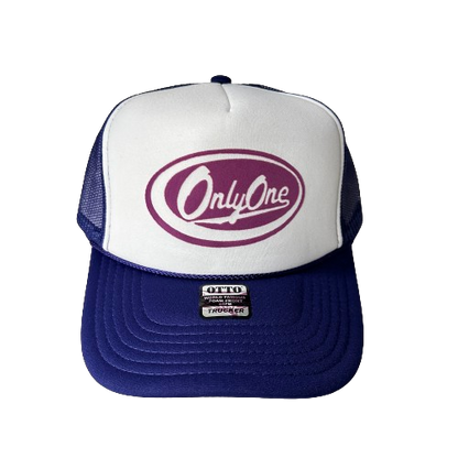 Only One "Script" Trucker Hat - Purple