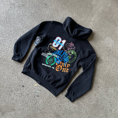 STAMPED ZIP HOODIE