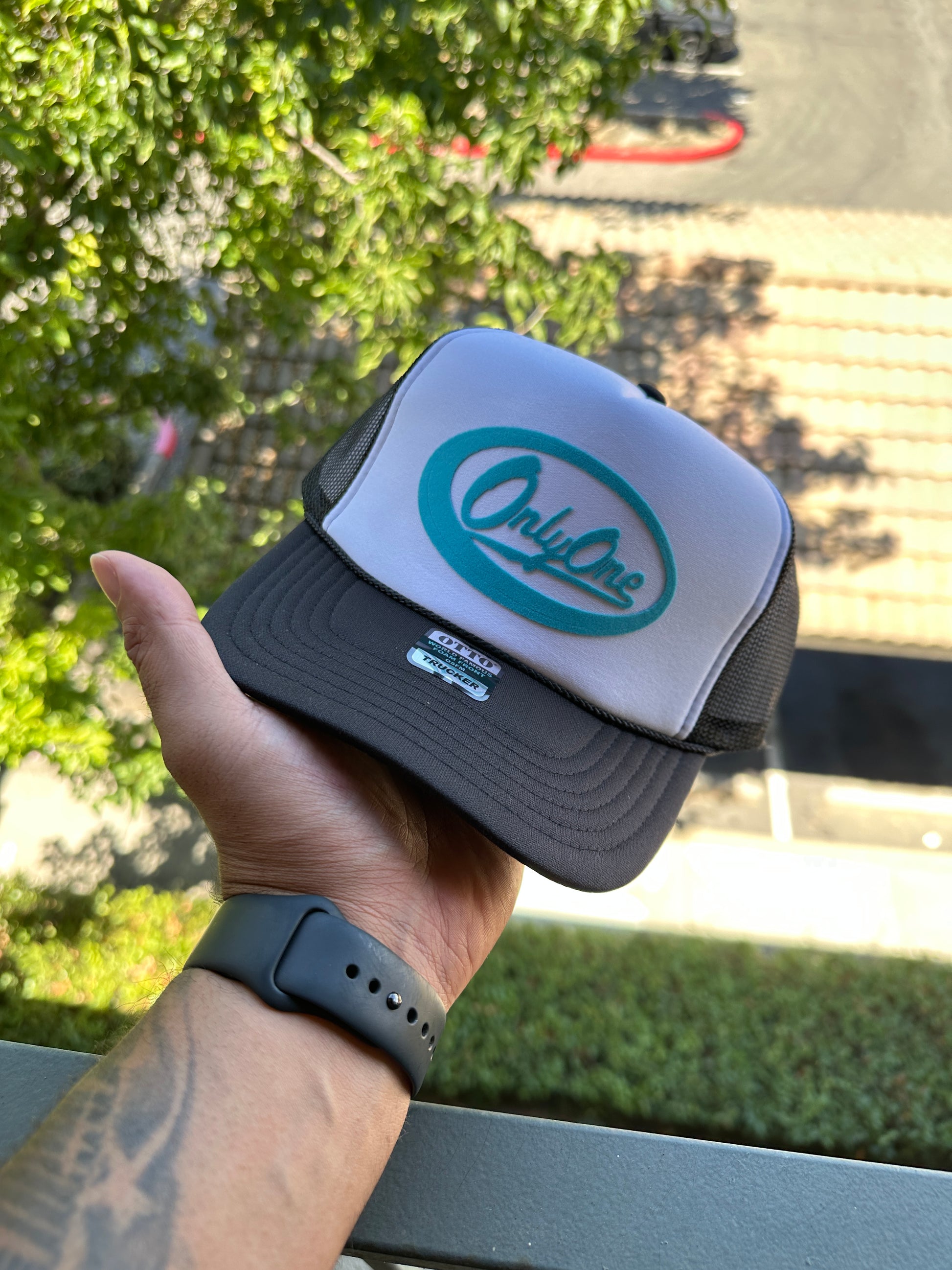 script. trucker hat