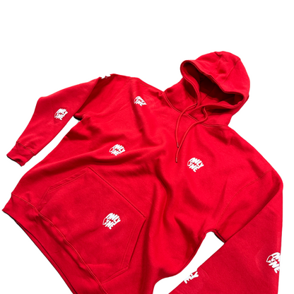 1 HEART ALLOVER HOODIE