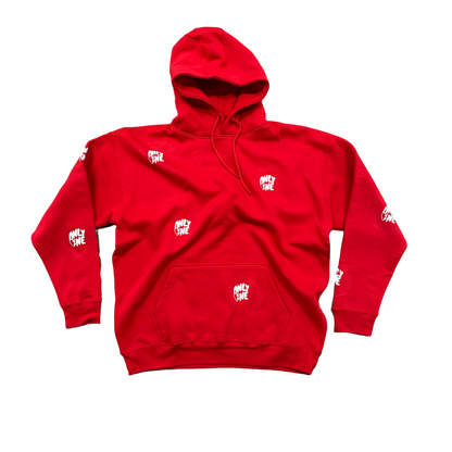 1 HEART ALLOVER HOODIE