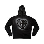 double crossed. zip hoodie