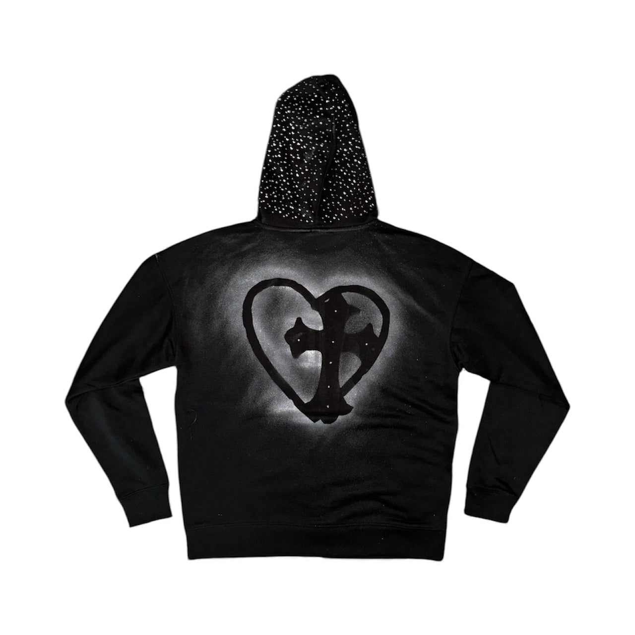 double crossed. zip hoodie