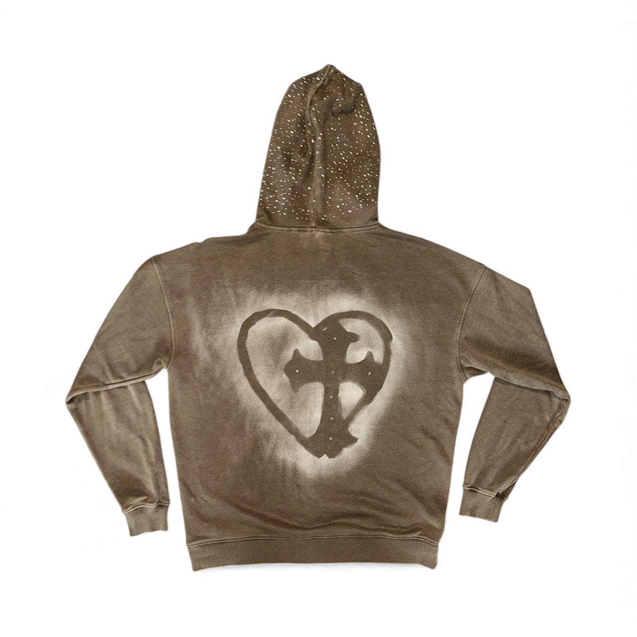 double crossed. zip hoodie