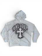 1Cross. zip up hoodie