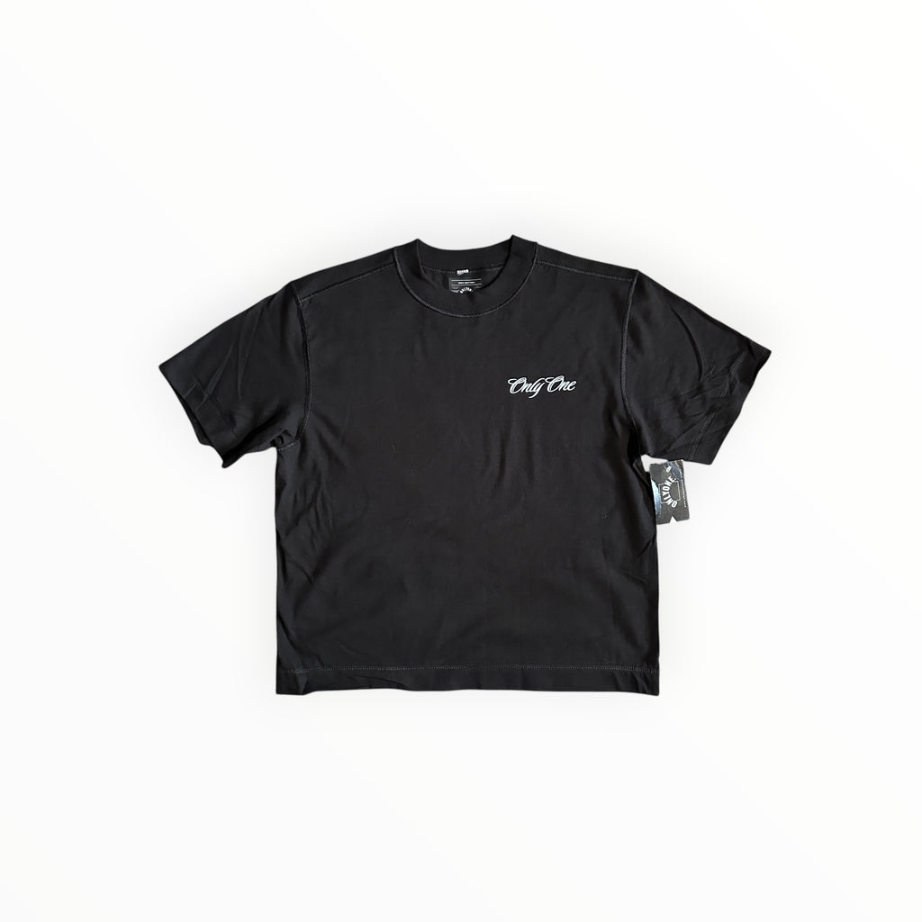 LEGACY ESSENTIAL CROP TEE - BLACK
