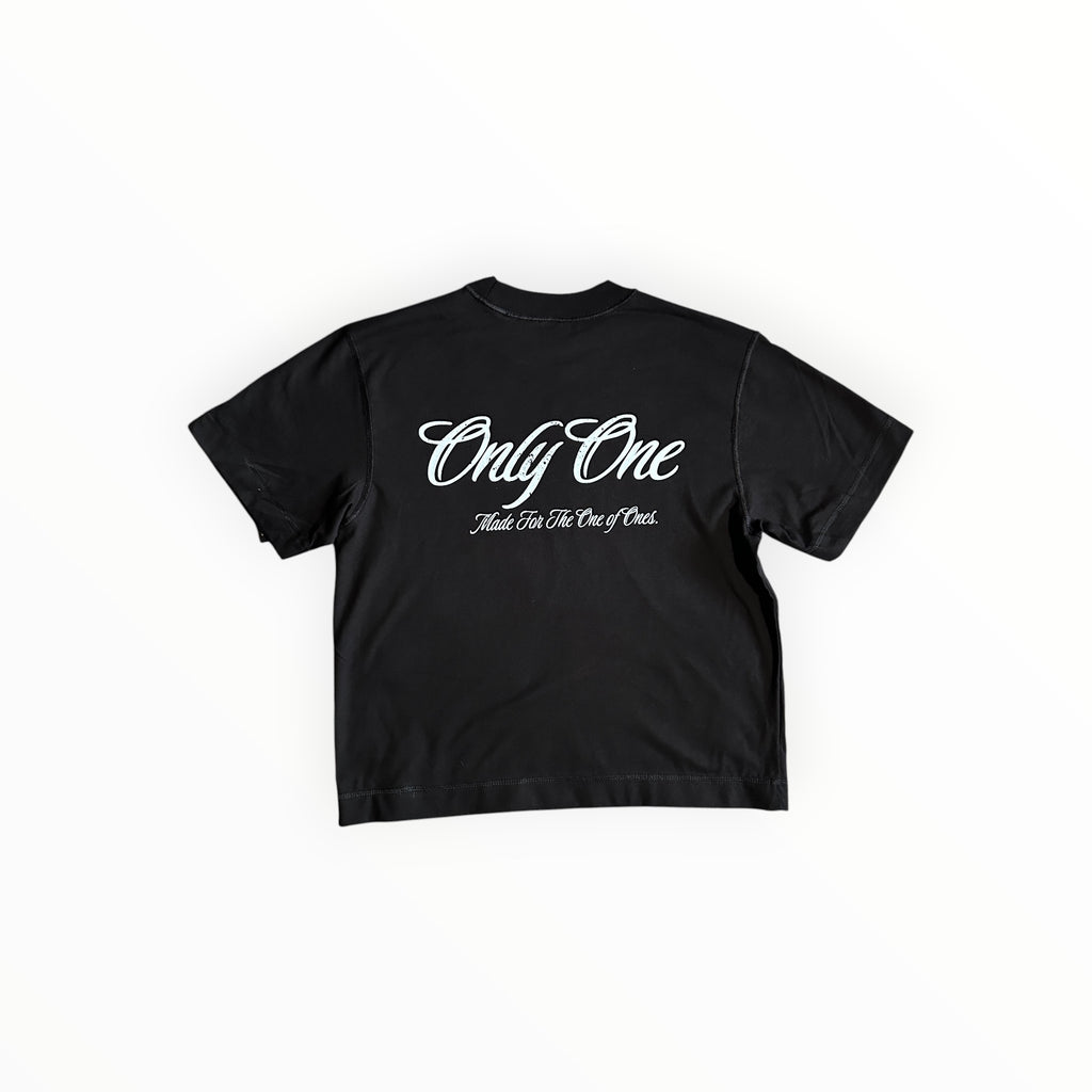 LEGACY ESSENTIAL CROP TEE - BLACK