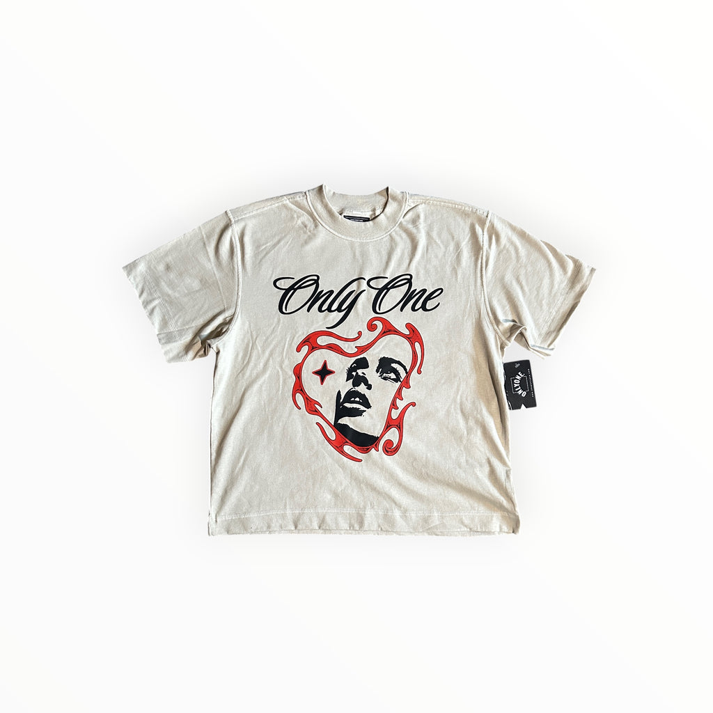 LEGACY ROCKSTAR CROP TEE - BONE